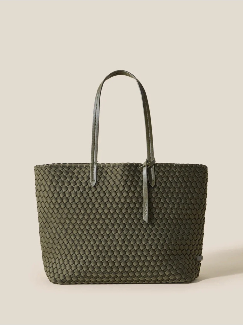Naghedi Olive Jetsetter Small Tote Bag